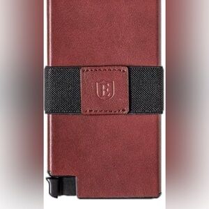 Ekster Senate Merlot Red Slim Wallet And Tracker Card